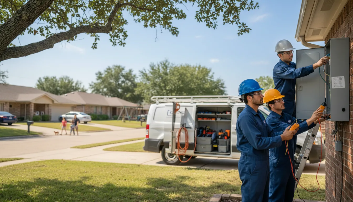 Certified electrician providing emergency electrical services in Lima, IL